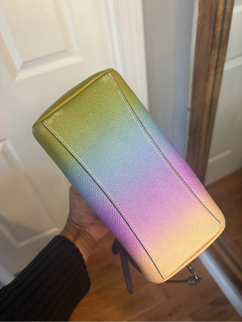 Coach Bennett Rainbow Ombré Leather Crossbody Bag